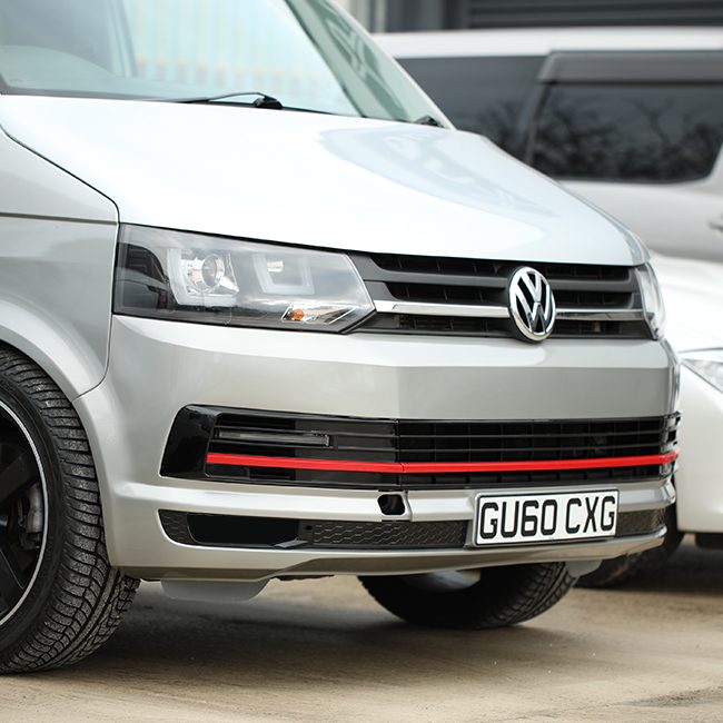 For VW T5.1 Transporter NEW Front Bumper T5-X Front Styling Upgrade (B-Grade) Painted and ready to fit in 3 colour options