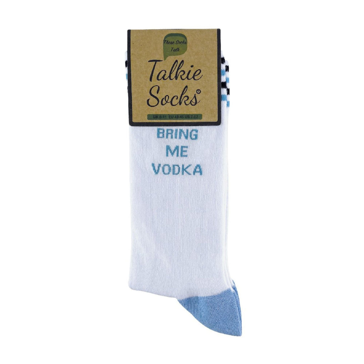 1 Pack Unisex Cotton Novelty Bring Me Beer & Vodka Socks
