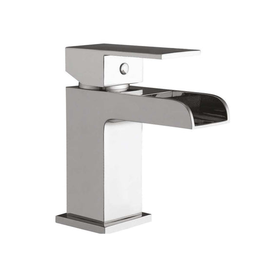 AG Victoria Mono Basin Mixer Tap with Push Waste in Chrome