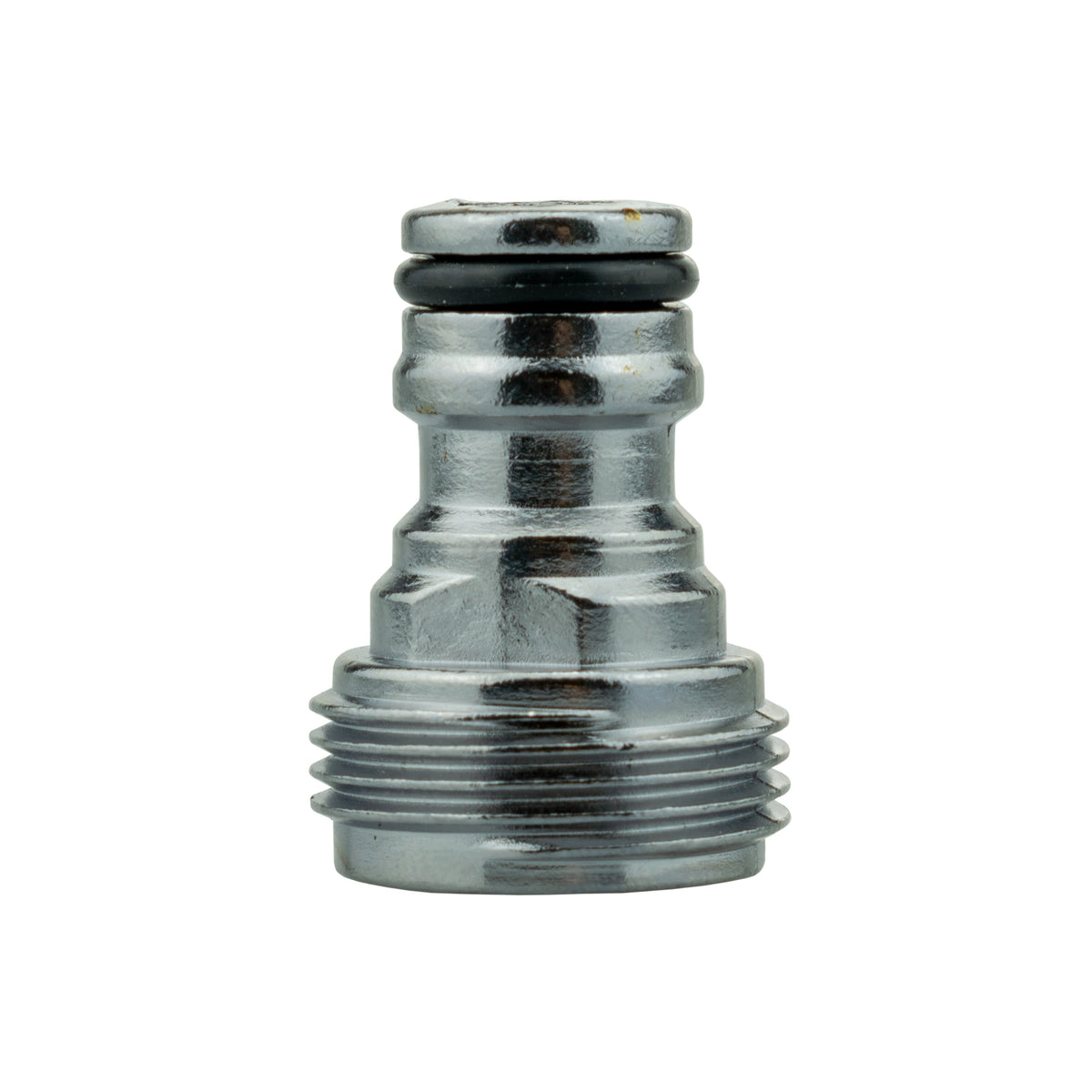IBC 2” S60X6 Cap with Lever Valve, Click Lock and Hose Connector Zinc