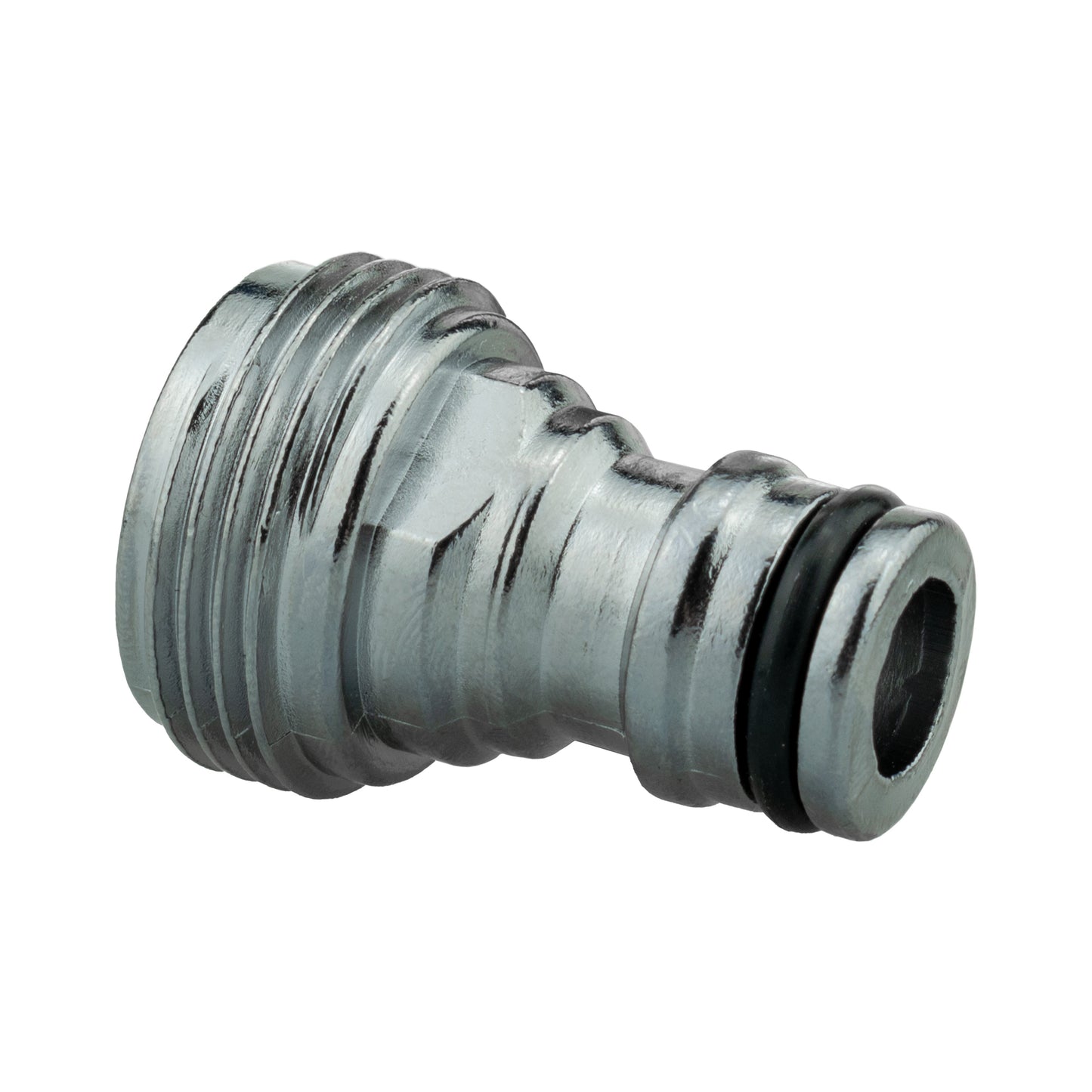 IBC 2 S60X6 Cap with Lever Valve, Click Lock and Hose Connector Zinc Tap Adapter