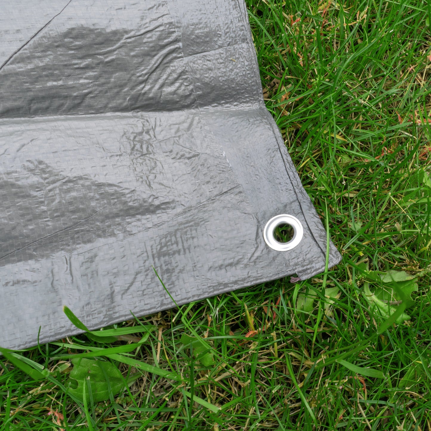 Gray S-Grade Tarpaulin 3m x 4m