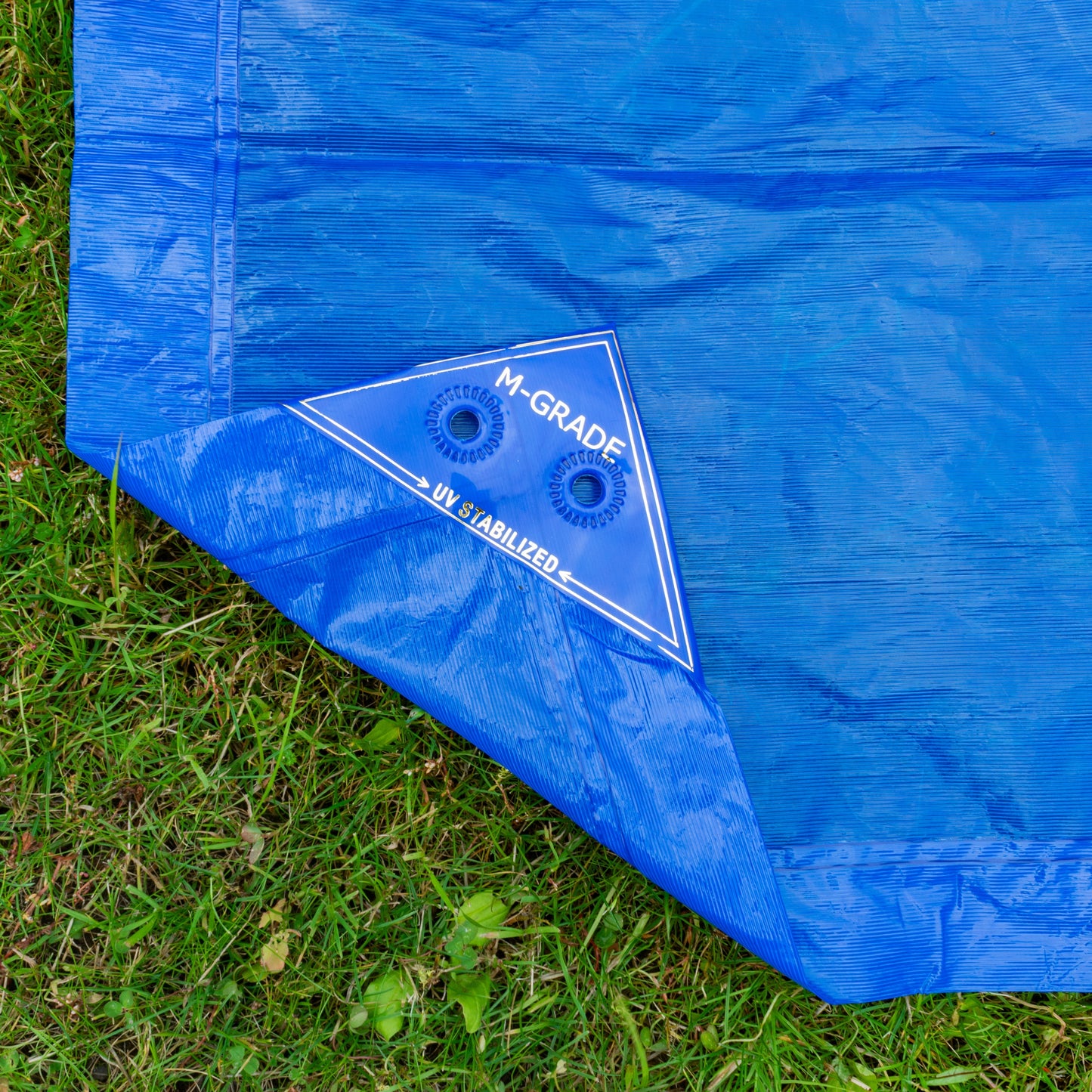 M-Grade LLDPE Blue Tarpaulin 1.5m x 2m Waterproof Tarpaulin Cover Outdoor Cover