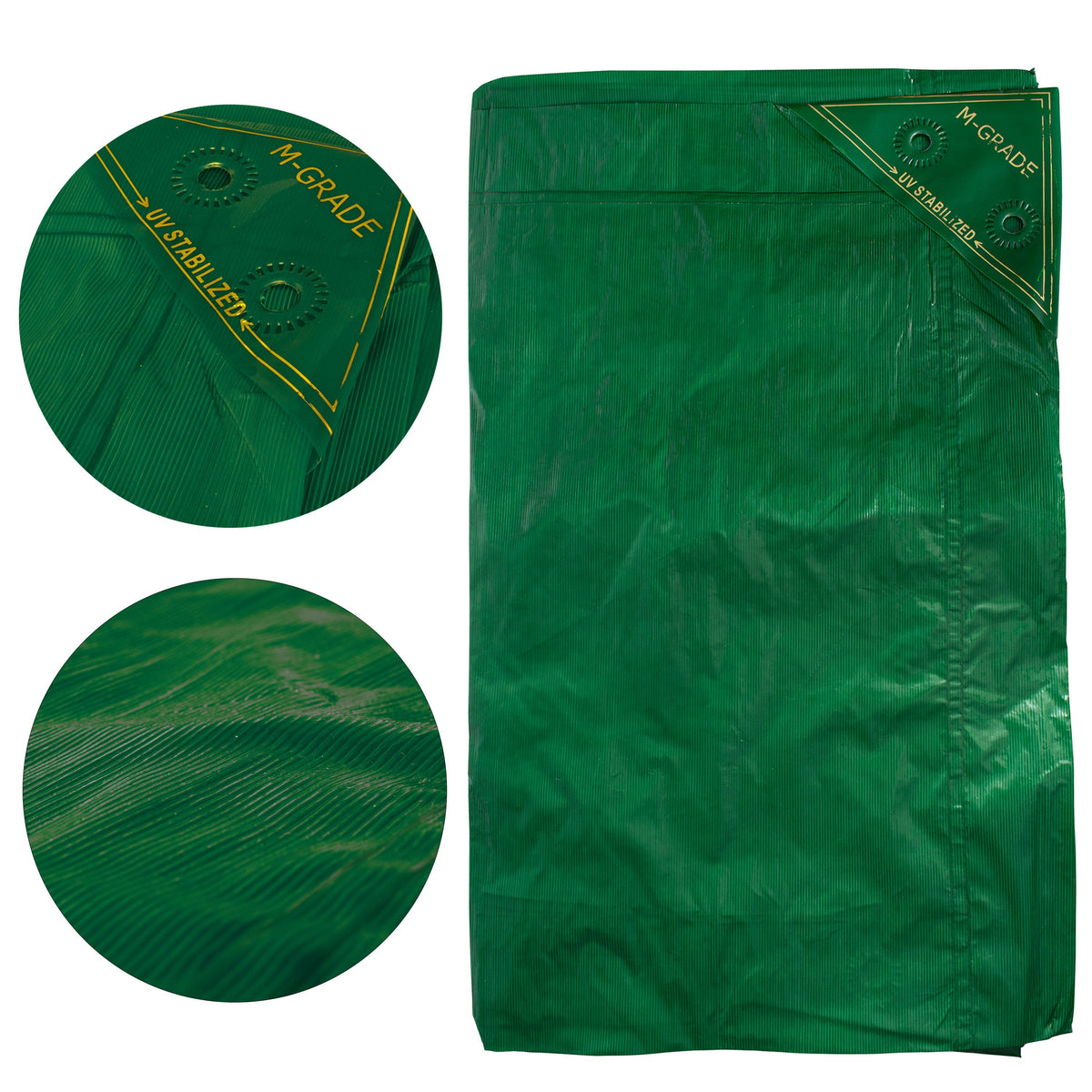 M-Grade LLDPE Green Tarpaulin 2m x 3m