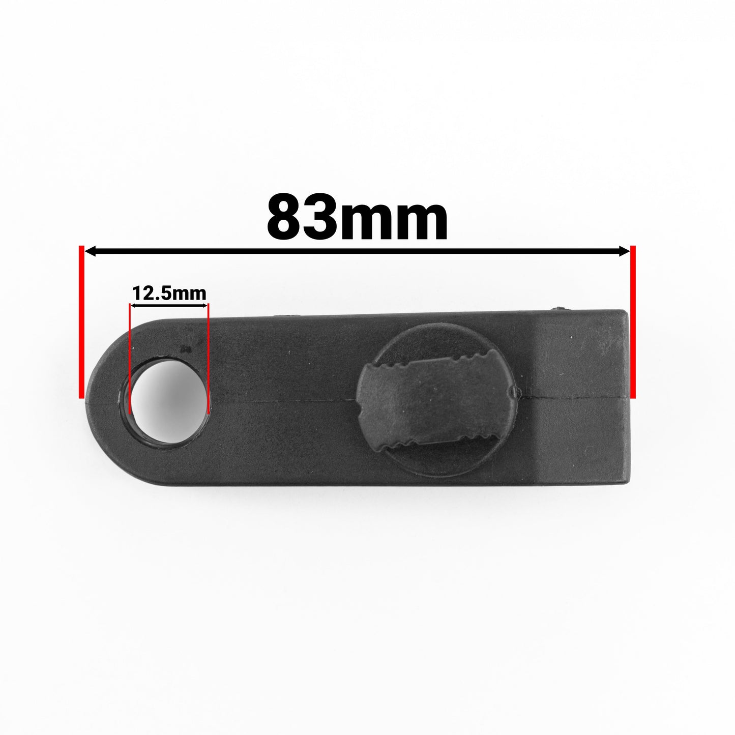 White M-Grade Tarpaulin with 10 x 6" Bungee Balls (Black) and 10 x Screw Type Tarp Clips