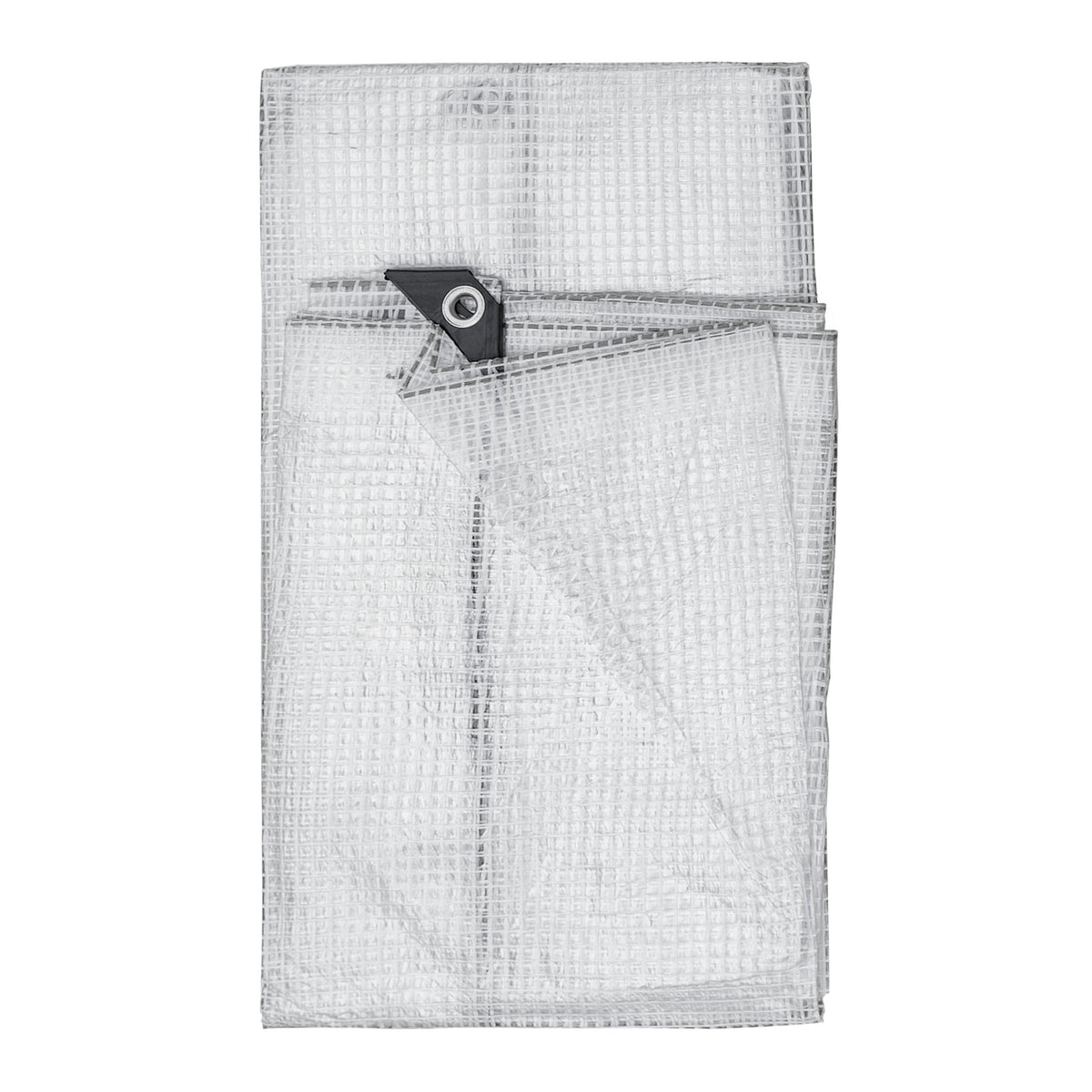 Clear M-Grade Tarpaulin 5m x 8m Waterproof Tarpaulin Cover Outdoor Ground Sheet