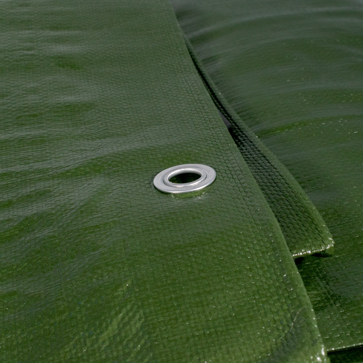 Green/Brown L-Grade Tarpaulin 4m x 6m