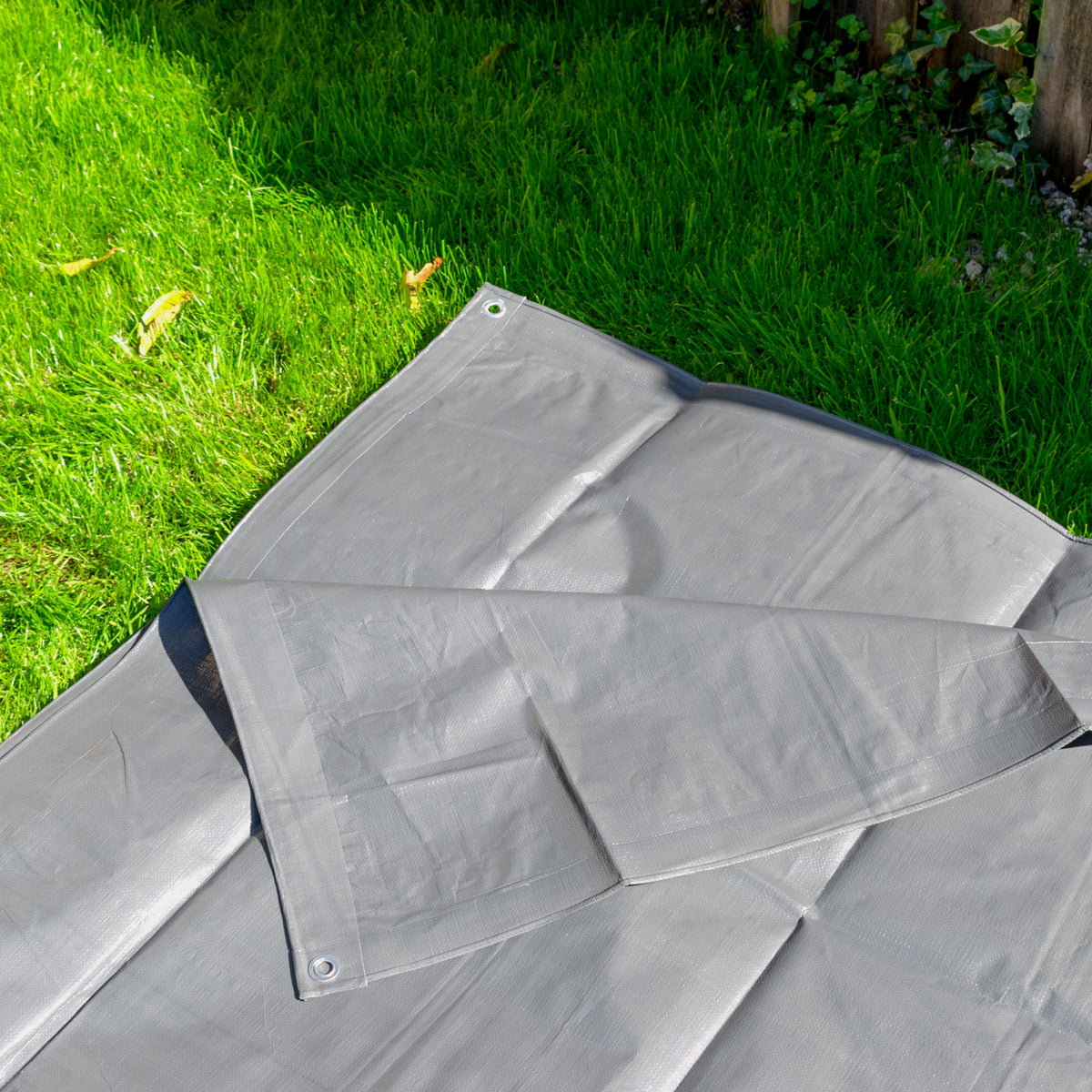 Grey L-Grade Tarpaulin 3m x 4m