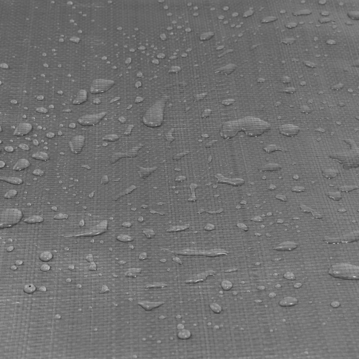 Grey L-Grade Tarpaulin 10m x 12m Waterproof Tarpaulin Cover Outdoor Ground Sheet