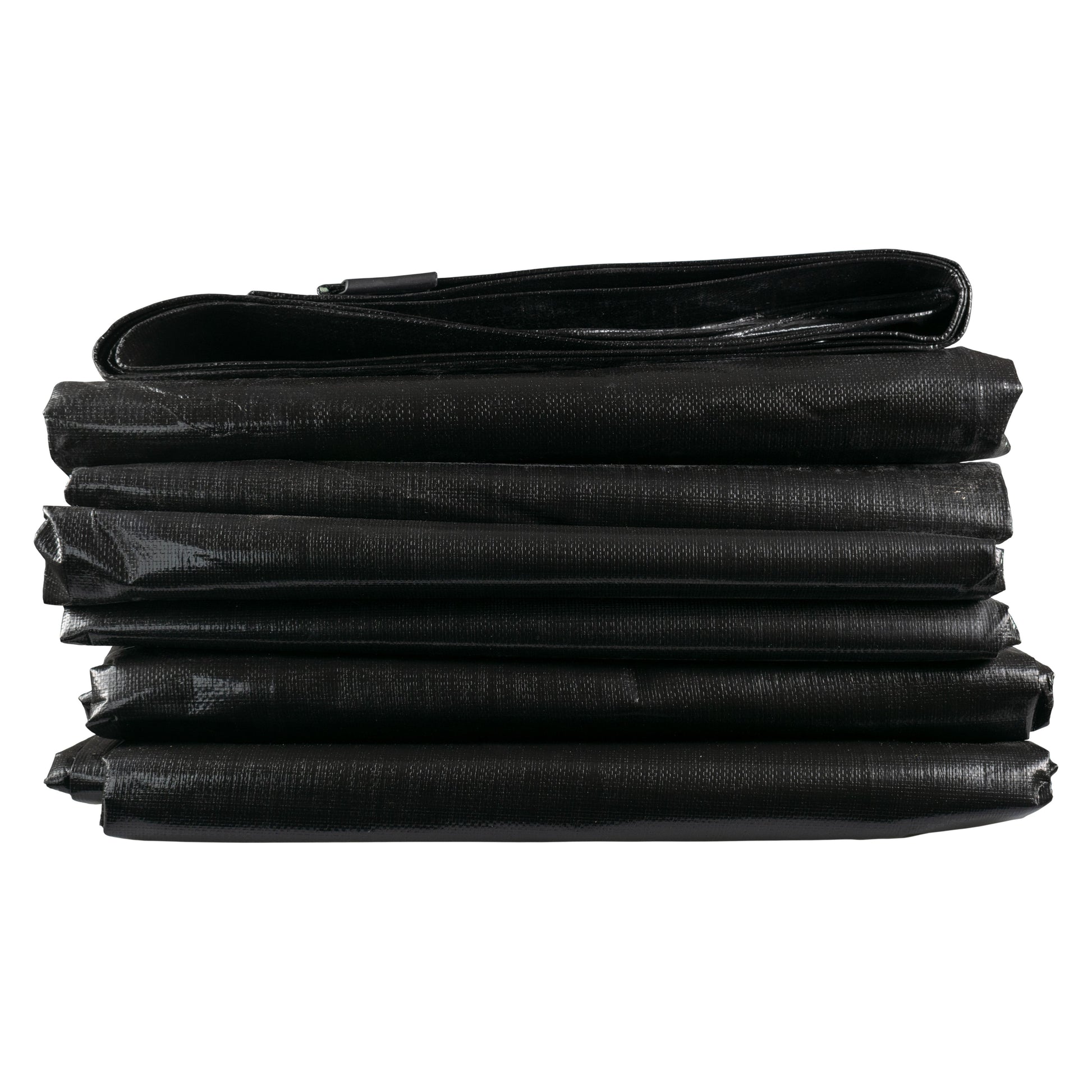 Black/Silver L-Grade Tarpaulin 6m x 8m
