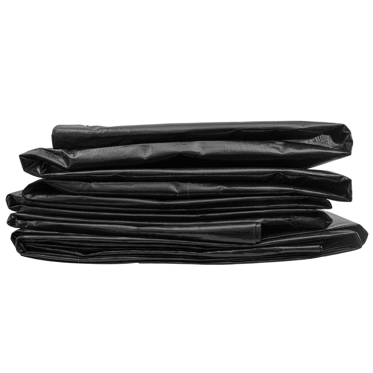 Black/Silver L-Grade Tarpaulin with 10 Metres of 6mm Bungee Rope