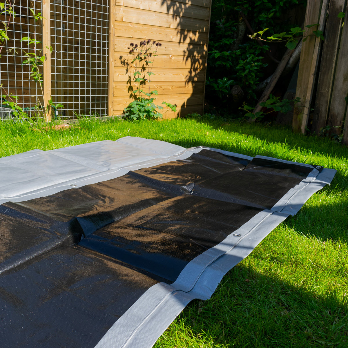 Silver XL-Grade Tarpaulin 5m x 6m