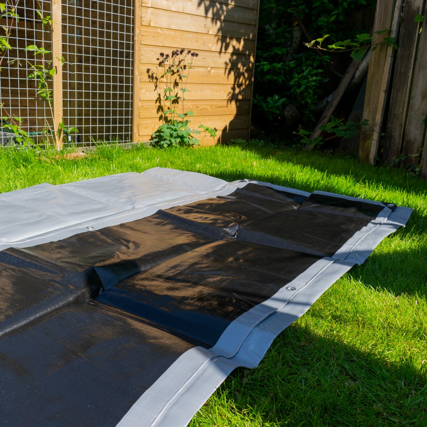 Silver XL-Grade Tarpaulin 5m x 8m