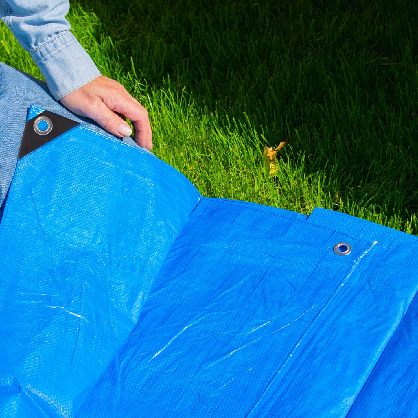 Blue S-Grade Tarpaulin 6m x 8m