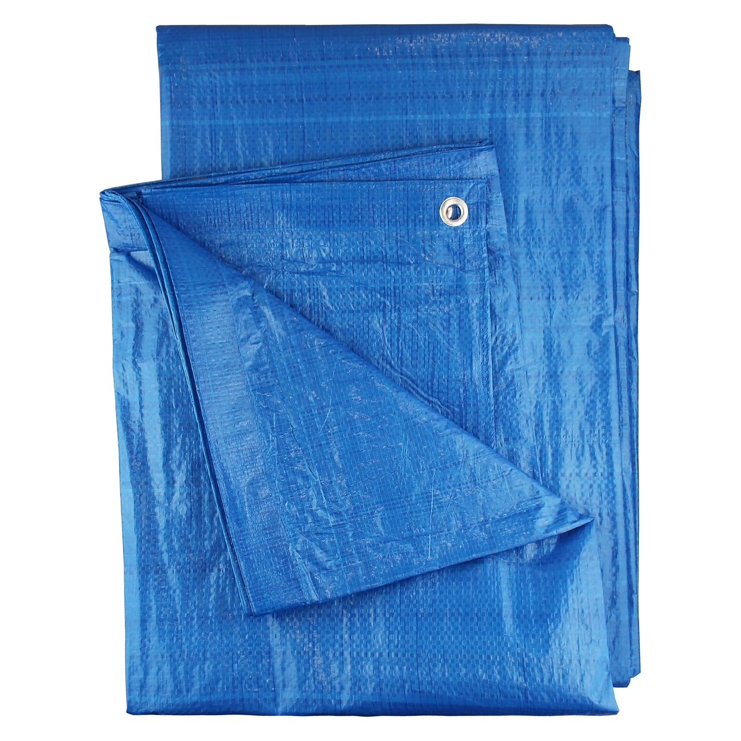 Blue S-Grade Tarpaulin 3m x 5m Waterproof Tarpaulin Cover Outdoor Ground Sheet