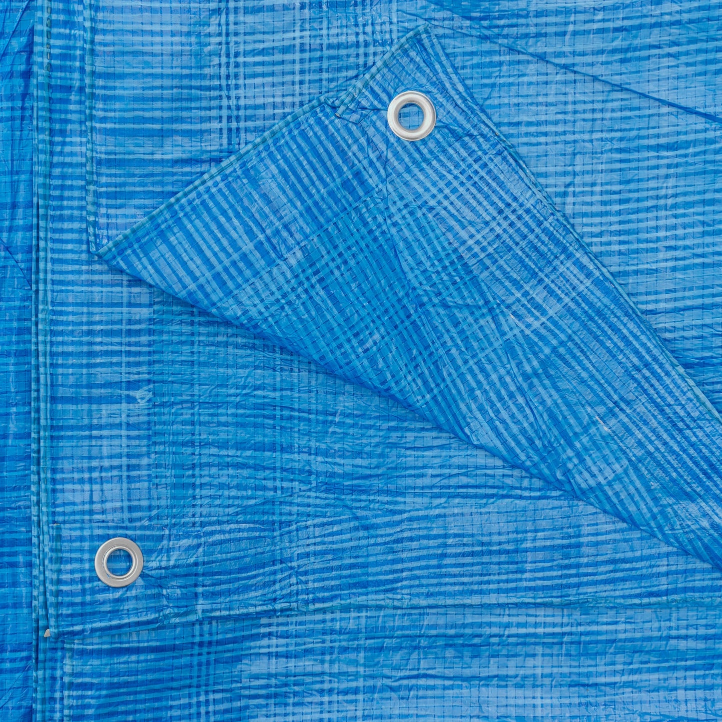 Blue S-Grade Tarpaulin 1m x 1m Waterproof Tarpaulin Cover Outdoor Ground Sheet