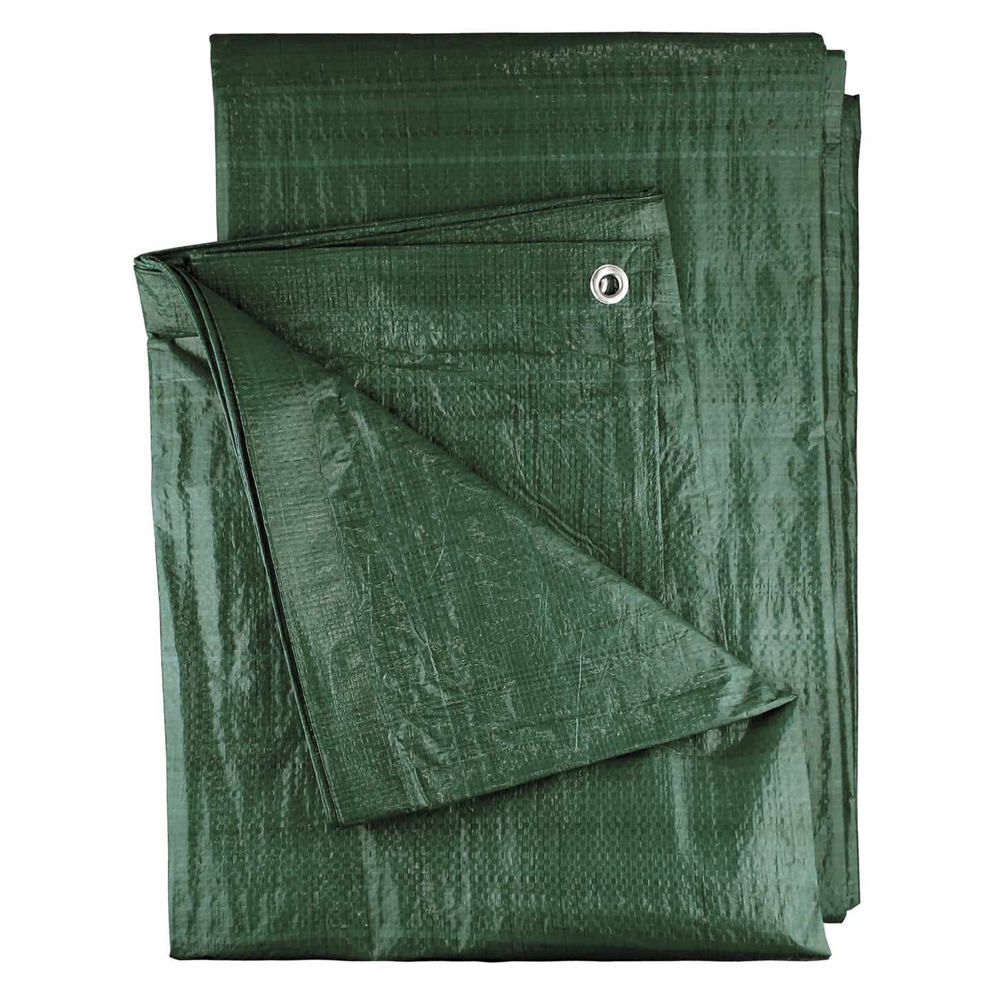 Green M-Grade Tarpaulin 5m x 8m Waterproof Tarpaulin Cover Weed Control Membrane
