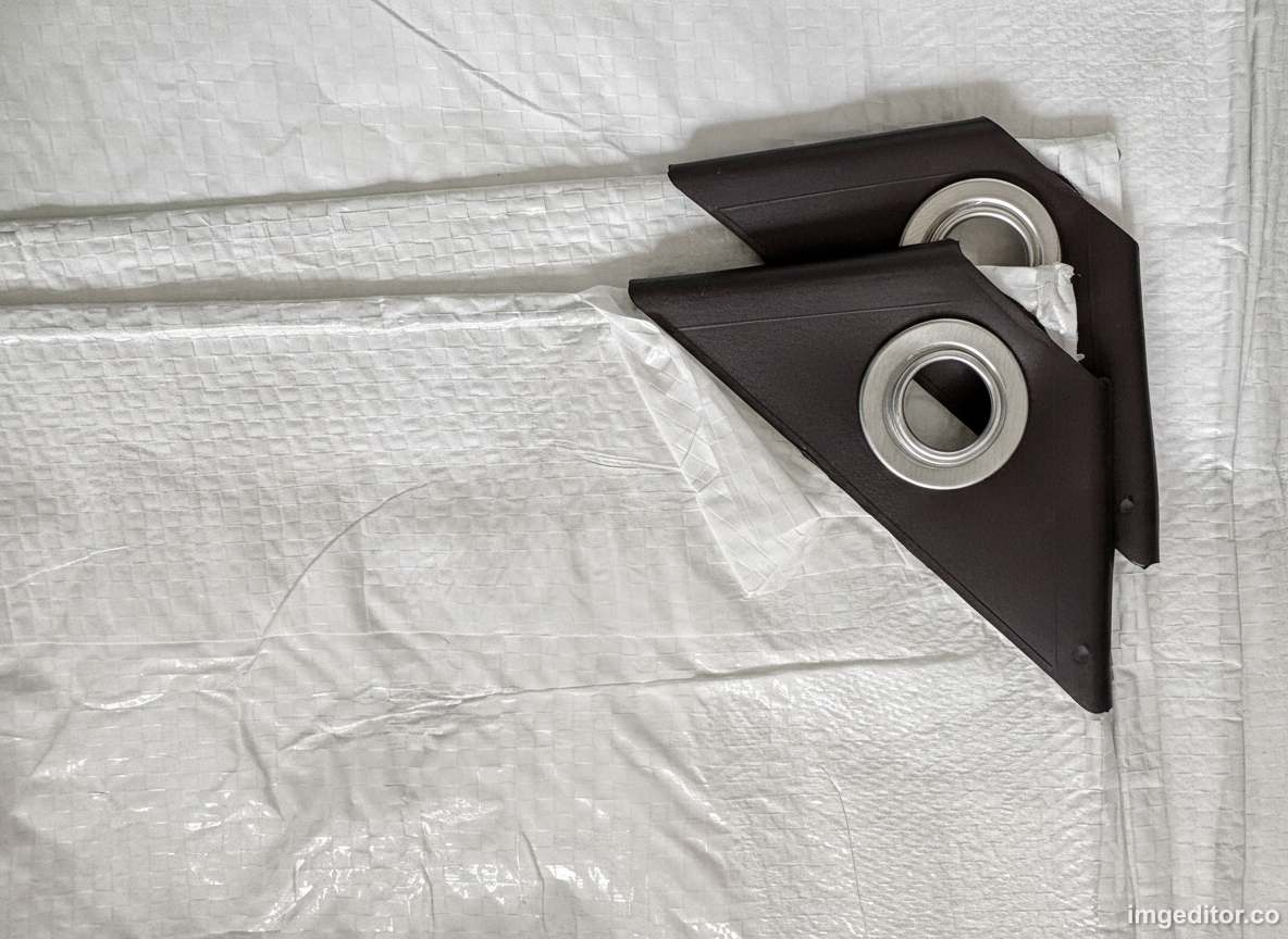 White M-Grade Tarpaulin 4m x 4m