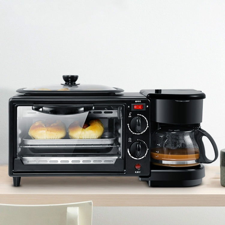 3-in-1 Breakfast Maker – Coffee Machine, Frying Pan & 9L Mini Oven