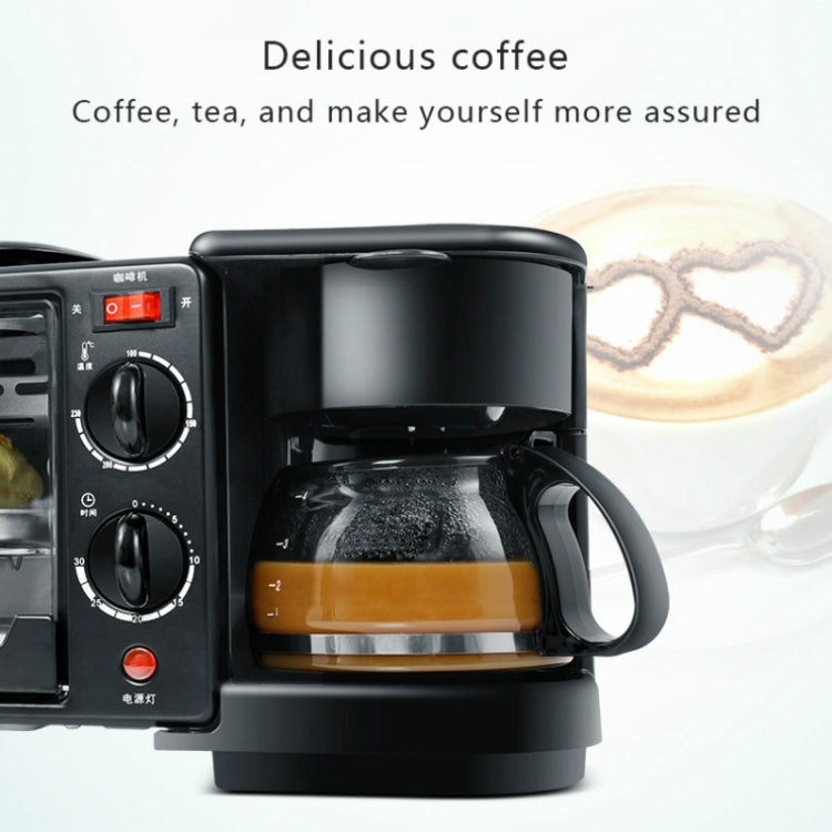 3-in-1 Breakfast Maker – Coffee Machine, Frying Pan & 9L Mini Oven