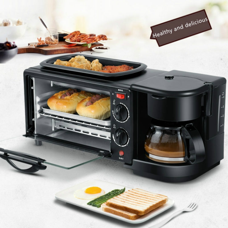 3-in-1 Breakfast Maker – Coffee Machine, Frying Pan & 9L Mini Oven