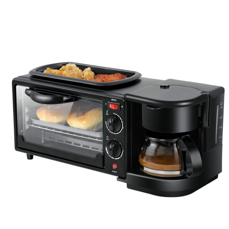 3-in-1 Breakfast Maker – Coffee Machine, Frying Pan & 9L Mini Oven