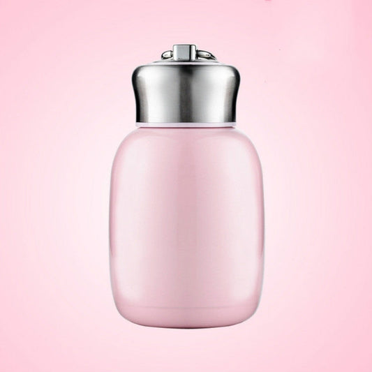 Mini Cute Coffee Vacuum Flasks Thermos Stainless Steel Cup Travel Drink Water Bottle Thermoses Mugs, 200ML, 280ML