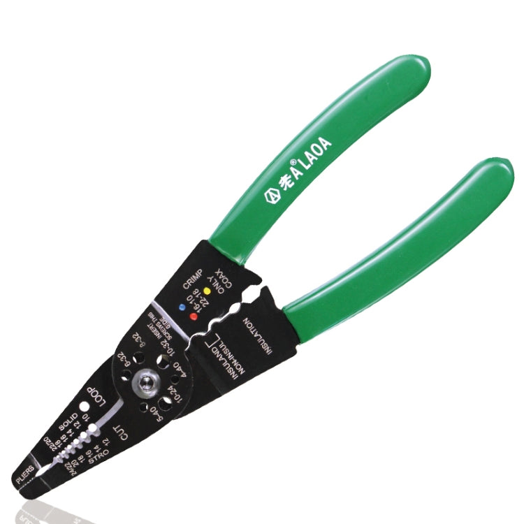 8 Inch Multi-function Cable Insulation Cutting Wire Stripper Electrician Repair Tool