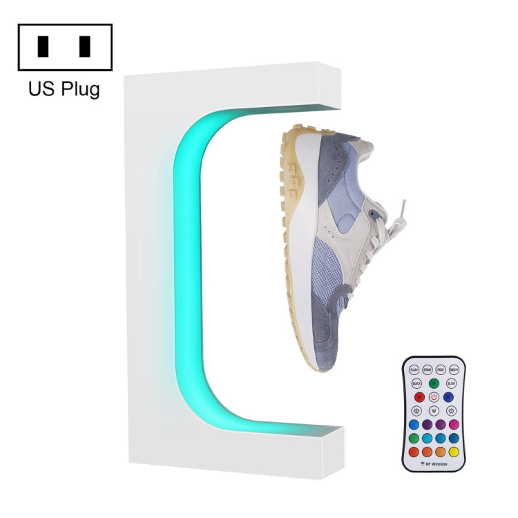 LM-001 LED Lighting Magnetic Levitation Shoes Display Stand, 20mm Black+White Light, 20mm White+White Light, 20mm Black+Color Light+RC, 20mm White+Color Lamp+RC, 28mm Black+White Light, 28mm White+White Light