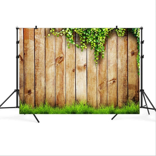 2.1m x 1.5m Flower Vine Vintage Wooden Board for Children Photographing Photography Background Cloth, Flower Vine