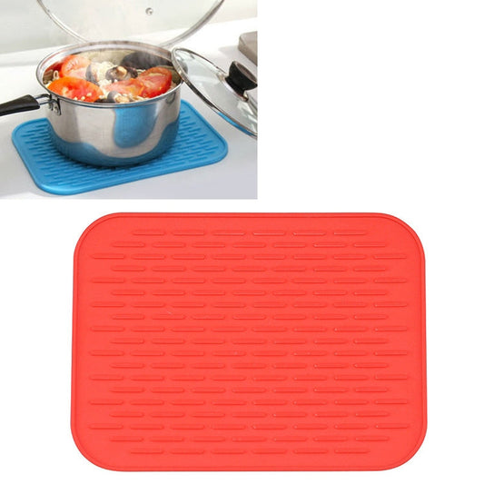 Thicken Colorful Silicone Insulation Mat European Anti-burning Pot Pad Table Waterproof  Phone Pad
