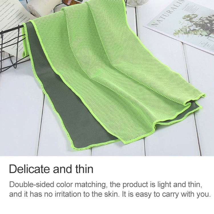 Absorbent Polyester Quick-drying Breathable Cold-skinned Fitness Sports Portable Towel, 30x100 Round Cask, 40x80 Rope Cup