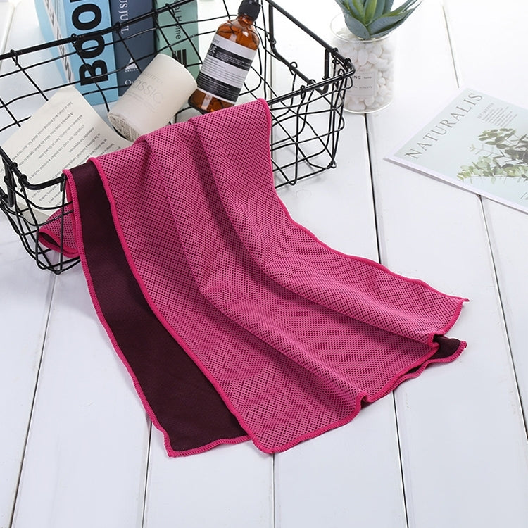 Absorbent Polyester Quick-drying Breathable Cold-skinned Fitness Sports Portable Towel, 30x100 Round Cask, 40x80 Rope Cup
