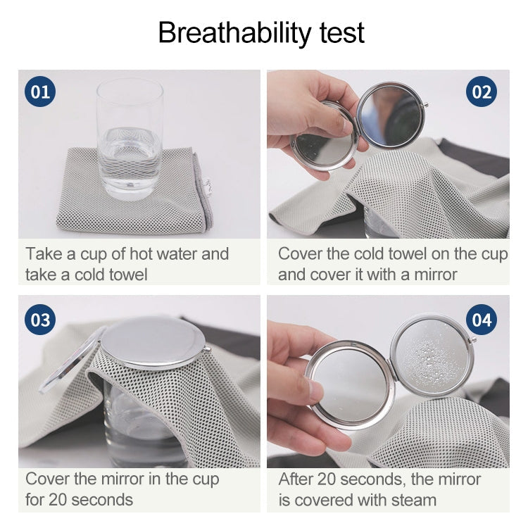 Absorbent Polyester Quick-drying Breathable Cold-skinned Fitness Sports Portable Towel, 30x100 Rope Cup, 30x100 Clasp Cup