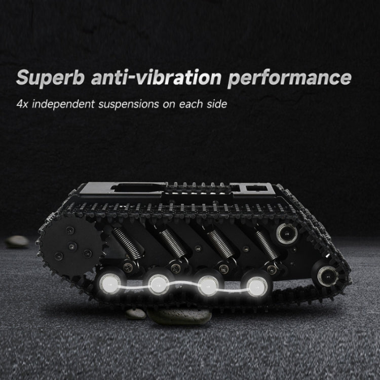 Waveshare 24019 Flexible And Expandable Off-Road Tracked UGV, Multiple Hosts Support, With External Rails and ESP32 Slave Computer, Waveshare 24019