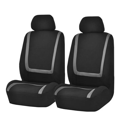 Universal Car Seat Cover Polyester Fabric Automobile Seat Covers Car Seat Cover Vehicle Seat Protector Interior Accessories, 4pcs Set Black, 4pcs Set Red, 4pcs Set Beige, 4pcs Set Gray, 4pcs Set Blue, 4pcs Set Pink, 9pcs Set Black, 9pcs Set Red        ...
