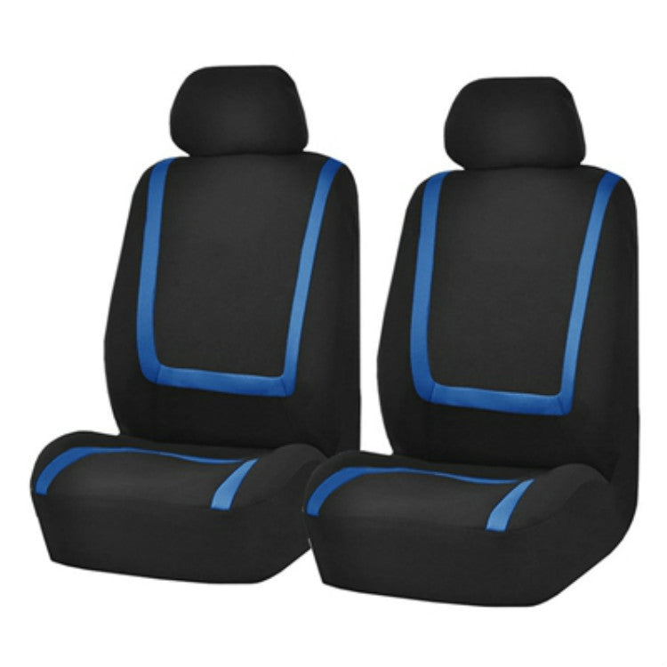 Universal Car Seat Cover Polyester Fabric Automobile Seat Covers Car Seat Cover Vehicle Seat Protector Interior Accessories, 4pcs Set Black, 4pcs Set Red, 4pcs Set Beige, 4pcs Set Gray, 4pcs Set Blue, 4pcs Set Pink, 9pcs Set Black, 9pcs Set Red        ...