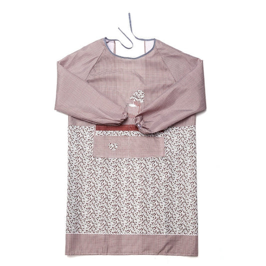 Kitchen Anti-fouling Oil-proof Adult Gowns Home Apron, with Long Sleeve, Coffee, Purple, Blue, Pink