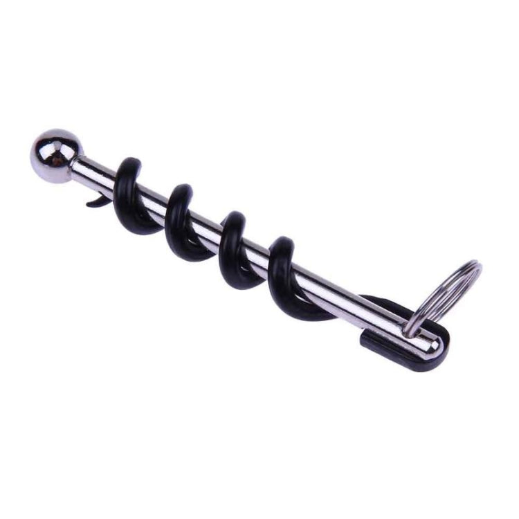 2 PCS Outdoor Creative Corkscrew Pocket Red Wine Tool, Key Ring