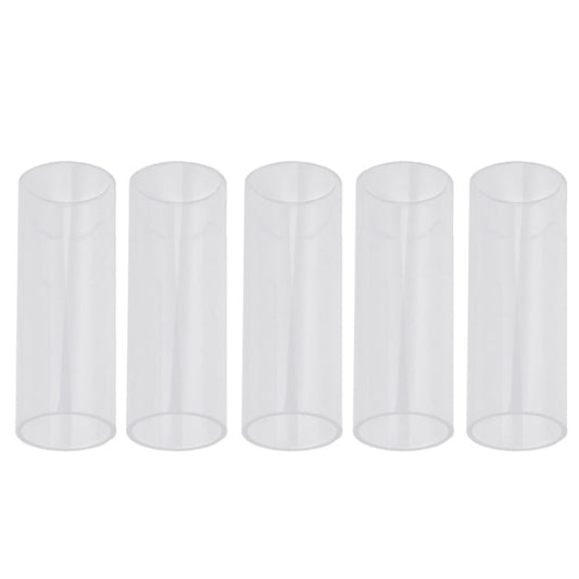 5PCS Acrylic Guitar Slide Tube Folk Slide Block, 28mm(Transparent), 51mm(Transparent), 60mm(Transparent), 70mm(Transparent)