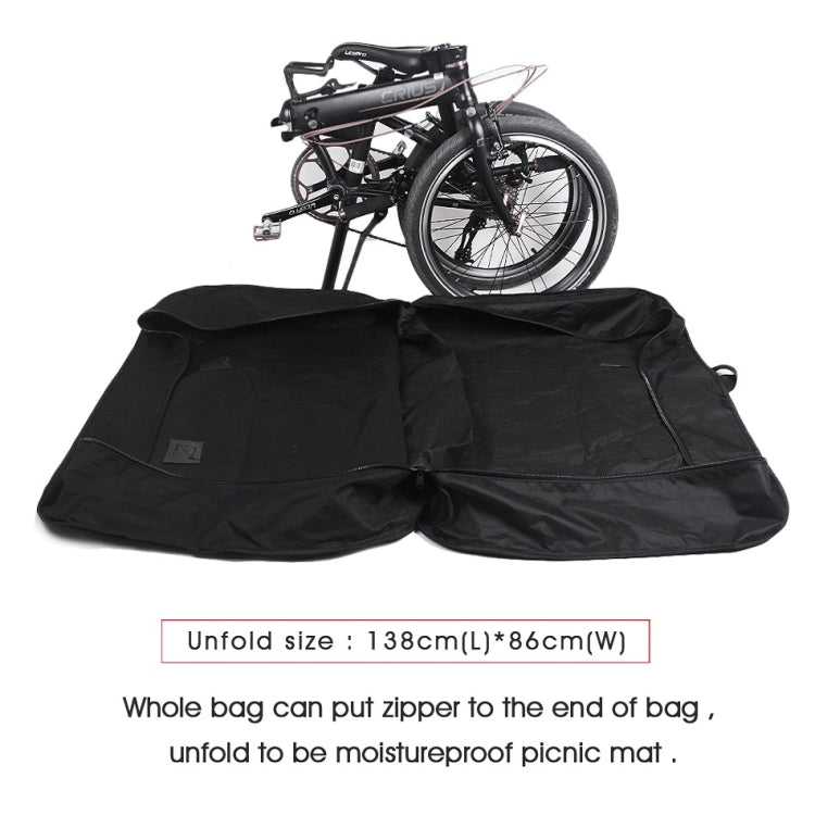 Rhinowalk Folding Bike Carrying Bag 20 inch Electric Bike Carrying Bag(Green)
