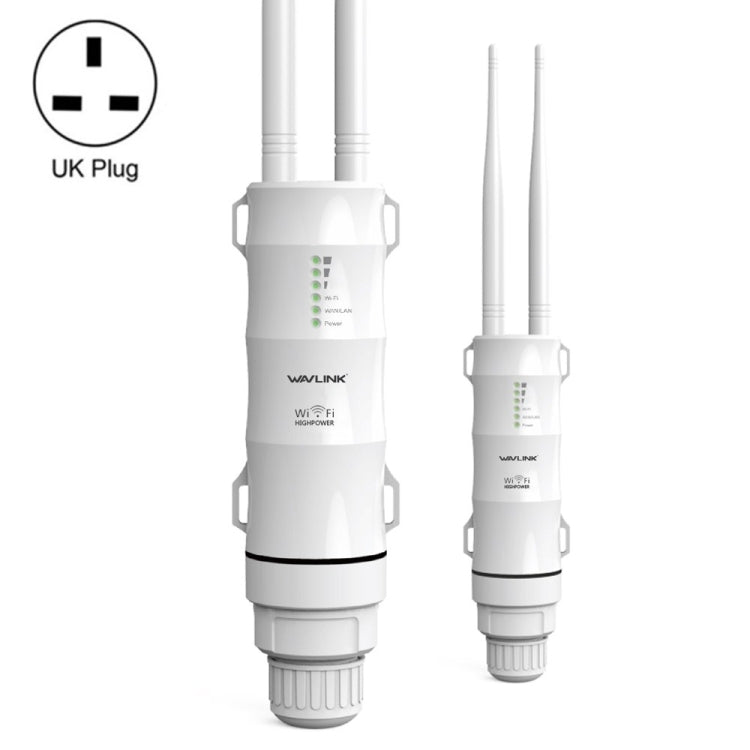 WAVLINK AC600 AP 2.4G/5G Dual Frequency Outdoor High Power Repeater, EU Plug, US Plug, UK Plug