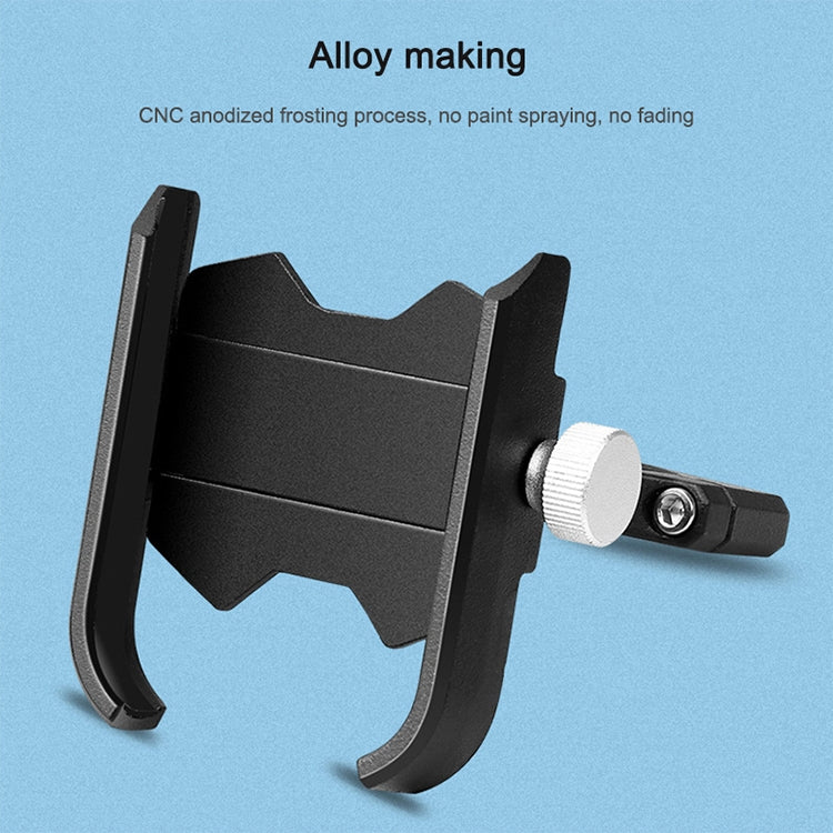 Bicycle Mobile Phone Holder Motorcycle Electric Car Navigation Mobile Phone Holder, Handlebars, Rearview Mirrors
