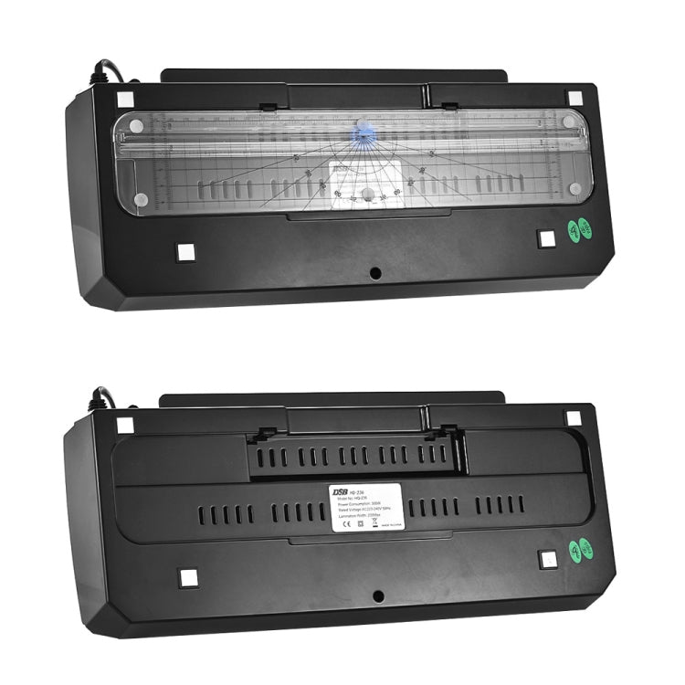 DSB HQ236 Laminator A4 File Laminating Machine Photo Sealing Machine Cold Laminating Thermoplastic Machine with Paper Trimmer Cutter, HQ236