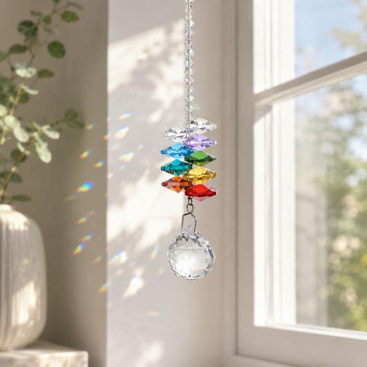 Crystal Pendant DIY Pendant Home Decoration Wedding Decoration Bead Curtain Car Decoration, 20# Lighting Ball Pendant, Multi-faced Bead Pendant, Horse Eye Pendant