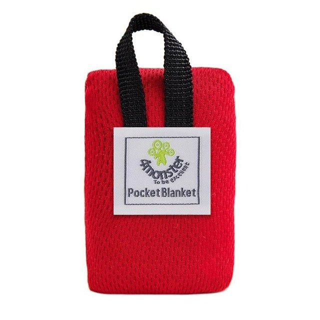 Portable Ultra-thin Folding Camping Mat Pocket Waterproof Blanket Outdoor Picnic Mat Sand Beach Mat, Size: 70*110cm, 70x110cm Red, 70x110cm Blue