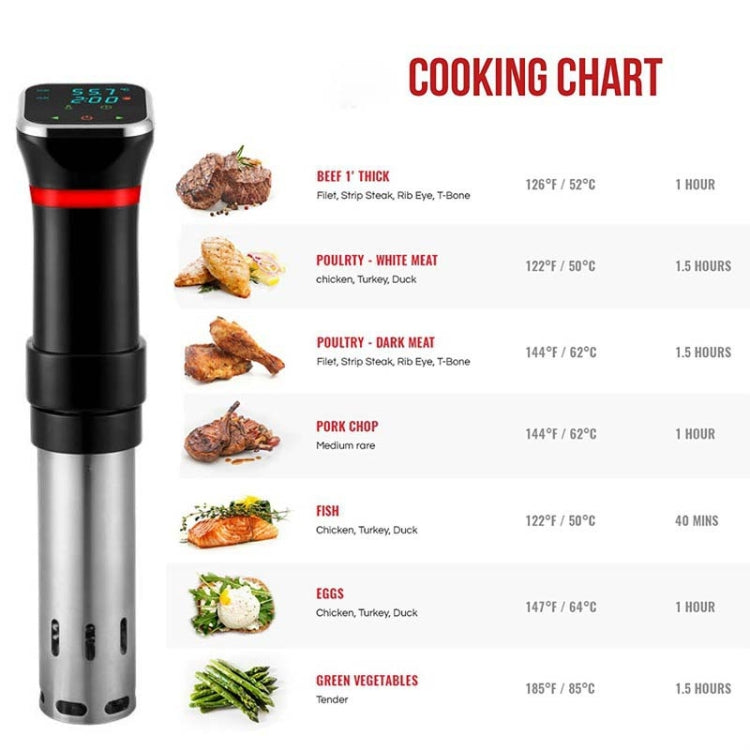 Low Temperature Slow Cooker Thawed Vacuum Steak Machine, UK Plug, US Plug, EU Plug