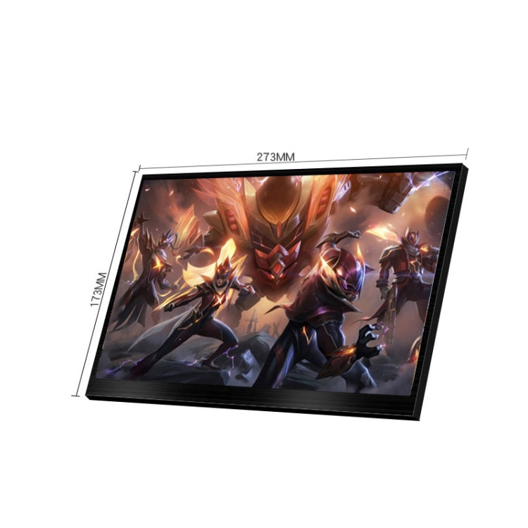 ZGYNK TPZ1303 Type-c Portable Computer Extender Display, US Plug, 11.6 inch 1920x1080, 13.3 inch 1920x1080, 13.3 inch 2560x1400, 14.1 inch 2560x1400, 15.6 inch 1920x1080, 15.6 inch 3840x2160