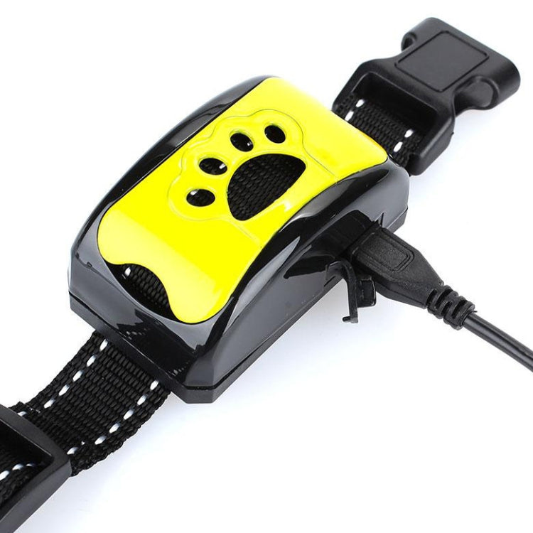Rechargeable Waterproof Intelligent Identification Automatic Lock Bark Stop, Sky Blue, Lemon Yellow, Orange, Green, Bright Black, Pearl Purple