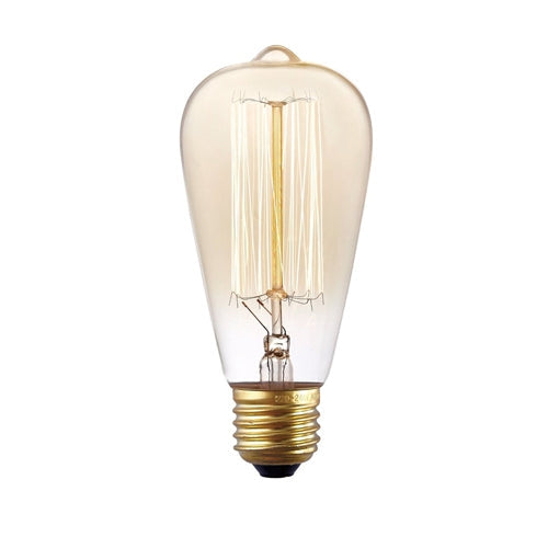 E27 40W Retro Edison Light Bulb Filament Vintage Ampoule Incandescent Bulb, AC 220V, A19 Spirai, G80 Spirai, G80 Filament, G95 Spirai, G95 Filament, ST64 Spirai, ST64 Christmas tree, ST64 Filament, T10 Filament, T185 Filament, T45 Spirai, T45 Filament